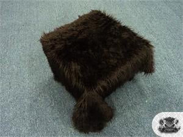 Faux Fake Fur Mongolian Fabric Sold by the Yard (CHOCOLATE)