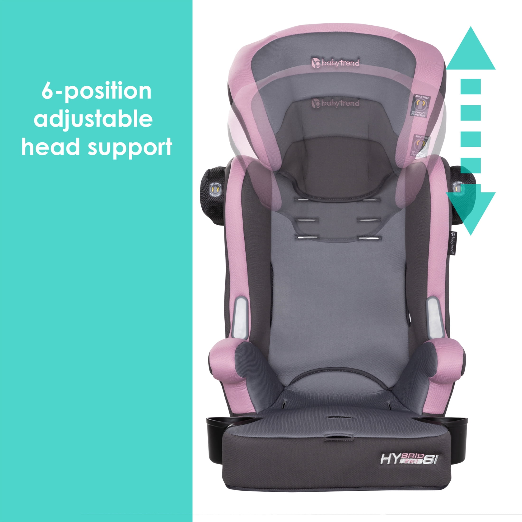 Baby Trend Hybrid SI 3-in-1 Combination Booster Car Seat with Side Impact Protection