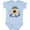 AE-Light Blue, variant on Inktastic Bee Kind Bees and Sunflower Boys or Girls Baby Bodysuit