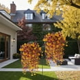 thumbnail image 6 of Cyenie Autumn Artificial Hanging Flowers Autumn Artificial Hanging Plant Trailing Flowers for Fall Indoor Outdoor Home Garden Yard Patio Thanksgiving Decoration, 75*30 H, 6 of 9