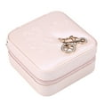 thumbnail image 1 of Jewelry Case,Mini Jewelry Box PU PU Jewelry Box Jewelry Casket Precision Engineered, 1 of 7