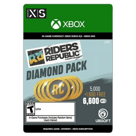 Riders Republic Coins Diamond Pack 6,600 Credits - Xbox One, Xbox Series X|S [Digital]