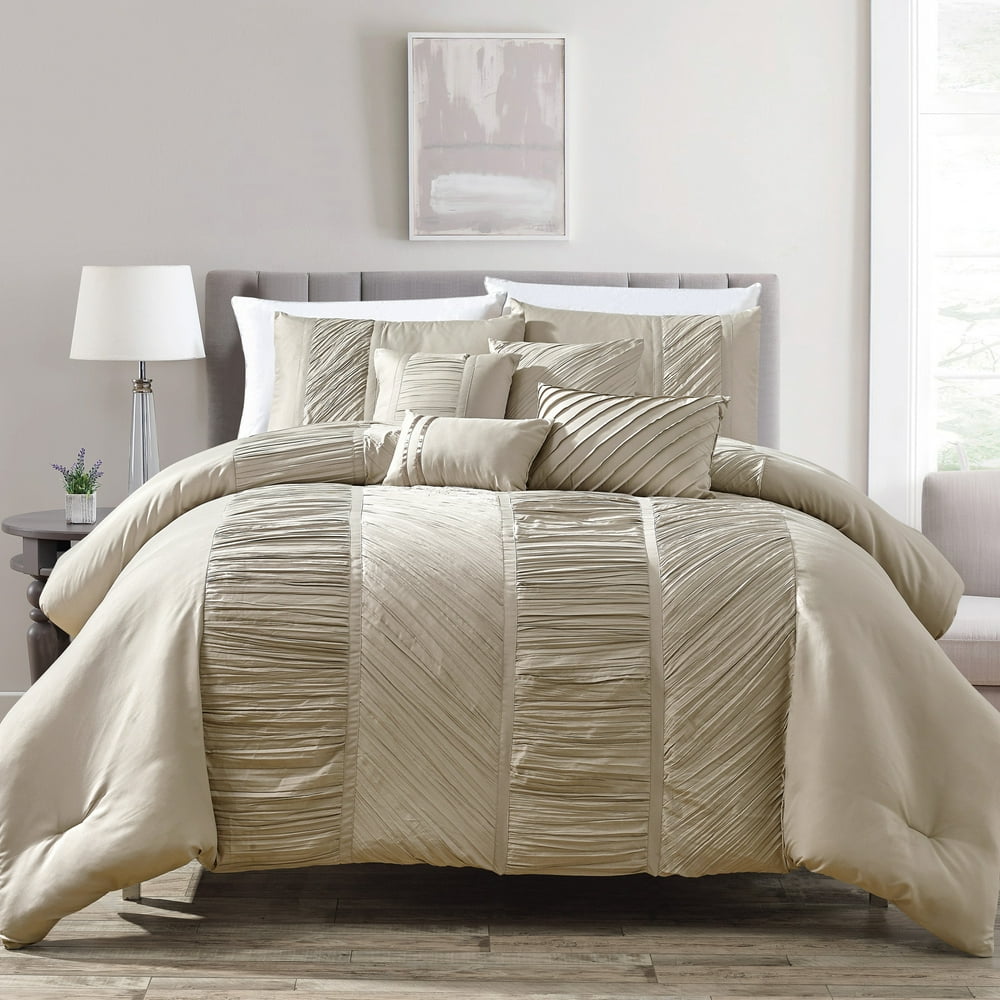 HGMart Bedding Comforter Set Bed In A Bag 7 Piece Luxury Microfiber
