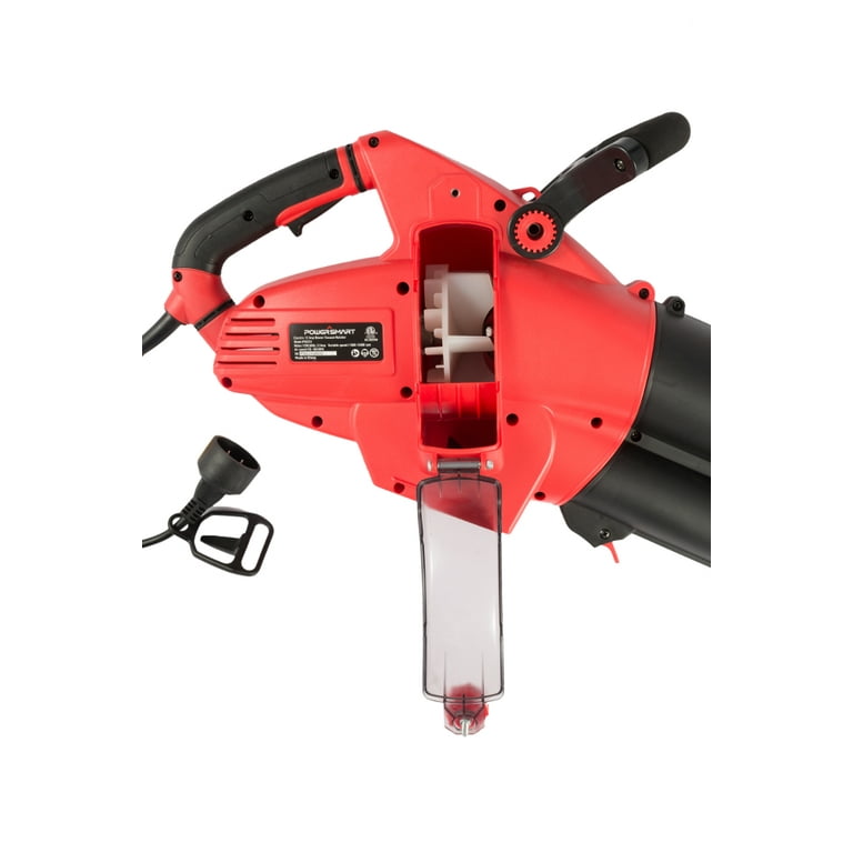 PowerSmart 186 MPH 554 CFM 12 Amp Electric Handheld Blower/Vacuum/Mulcher PowerSmart 186 MPH 554 CFM 12 Amp Electric Handheld Blower/Vacuum/Mulcher