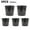 5pcs 2 Gallon, variant on 5-Pack 1 Gallon Plastic Plant Pots - Lightweight Nursery Containers for Seedlings, Flowers & Herbs, Reusable Garden Planters