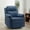 Blue, variant on Korser Manual Small Recliner Chair for Small Spaces for Living Room,Corduroy,Grey