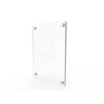 thumbnail image 1 of FixtureDisplays® Clear Acrylic Plexiglass Lucite Wall Mounted Sign Holder 10772-3 8511, 1 of 4