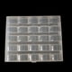 thumbnail image 2 of Caja de almacenamiento para carrete de alambre de calidad de 36 rejillas, transparente, con eje inalámbrico, 25 rejillas, 2 of 5