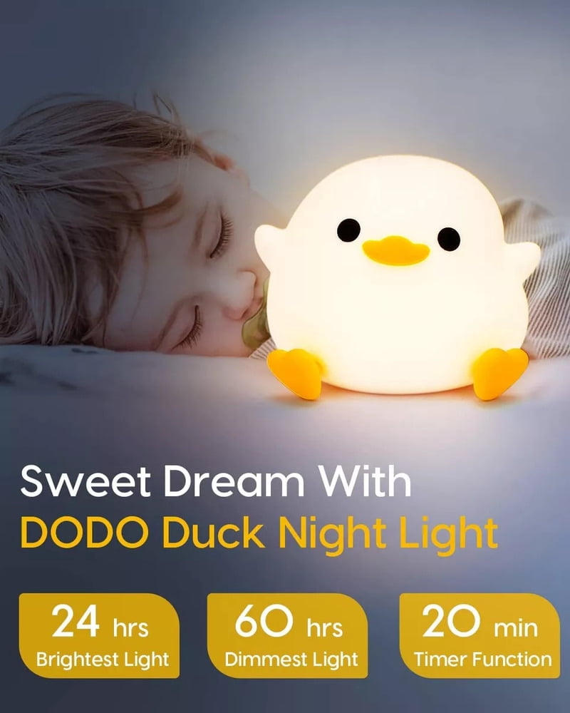Duck Night Light Dodo, Beautiful Duck Light, Baby