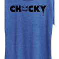 thumbnail image 3 of Chucky - Chucky Face Logo- Womens Short Sleeve Graphic T-Shirt, 3 of 5