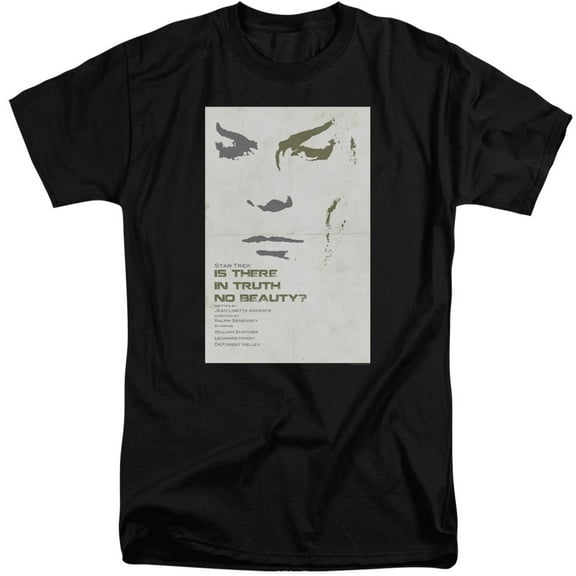 Star Trek Tos Episode 60 Adult Tall T-Shirt 18/1 T-Shirt Black