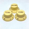 thumbnail image 4 of White Speed Control Knob 2T1V Guitar Knob Set Electric Guitar Parts, 4 of 5