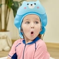 thumbnail image 5 of 1Pc Baby Shower Cap Shield for Kids Soft Silicone Adjustable 1-10 Years Old Cartoon Pig Shower Cap for Kids Toddler Shower Cap Shield Makes the Kids Bath More Fun, 5 of 6