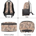 thumbnail image 6 of KEIAHUAN Brown Camo Bow School Backpack for Boys, Smooth Built-in Zipper Storage Bookbag, 17 Inch Large Capacity Fits 14 Inch Laptop,Breathable Back Daypack for Girls Kids Short Travel & Hiking, 6 of 7