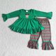 thumbnail image 1 of Venta al por mayor, ropa de Navidad para niña, moda Otoño Invierno, conjunto para niños, pantalones bordados de puntos de pan de jengibre, pijamas para niños, ropa de dormir, 1 of 4