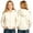 Beige, variant on Grblisyd Hoodies for Teens Girls Zip-Up Hoodie Sweatshirt Kids Long Sleeve Athletic Jacket with Pockets