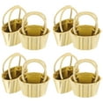 thumbnail image 4 of 12 piezas de cajas de almacenamiento pequeñas en forma de canasta de flores Cajas de regalo de banquetes de estilo europeo, 4 of 5