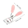 thumbnail image 2 of Unique Bargains 1 Pcs Women Pineapple Handle Eyelash Curler for Business Travel Carbon Steel PS Pink, 2 of 4