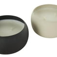 thumbnail image 5 of DecMode 2 Holder Multi Colored Metal Apple Cinnamon/ Eucalyptus Spa Scented Textured 11oz 2 Wick Candle with White Wax, (Set of 2), 5 of 9