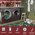 thumbnail image 3 of Christmas Door Mat, Nonâ Velvet Welcome Rug, Santa Reindeer Printed Floor Mat for Entryway Indoor Holiday Home Decor, 3 of 5