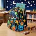 thumbnail image 4 of KUIFORTI Blue Tractor Backpack with Lunchbox Breathable Set 4 piece with Pencil Case Elementary Students School Bag for Students Elementary School Daily Use, 4 of 7