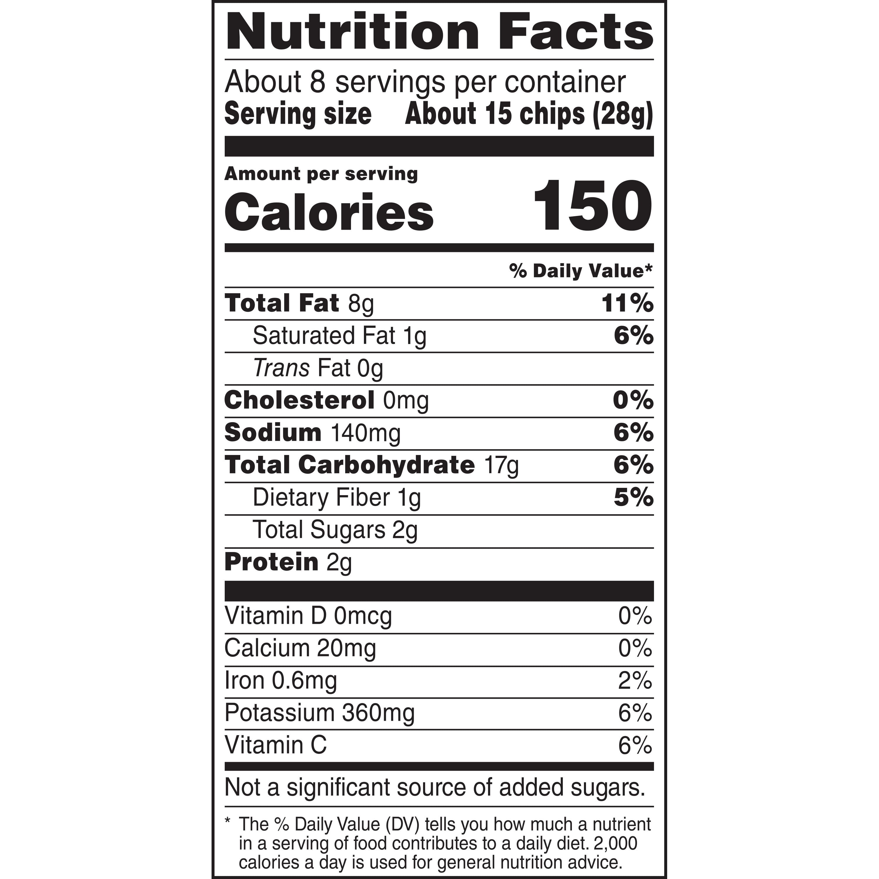 Miss Vickies Sour Cream Herb & Onion Kettle Cooked Potato Chips Bag, 7.5 oz