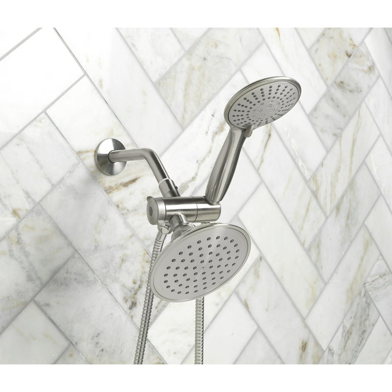 Better Homes & Gardens 5 Setting Combo Showerhead in Satin