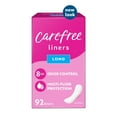 thumbnail image 3 of (4 pack) Carefree Regular Panty Liners, Long, Flat, Unscented, 8 Hour Odor Control, 92 Ct, 3 of 11