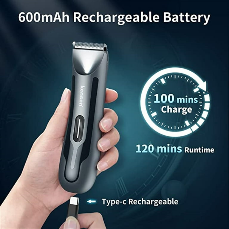 KENSEN Electric Body Groin Hair Trimmer Balls Shaver Pubic Hair
