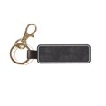 thumbnail image 3 of Keychain 6×3.1×1inpu Leather With Delicate Touch And Strong Recognition Is Used For Daily Travel, Work And Picnic Snake Skin Print Style Darkgray_2, 3 of 8
