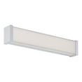 thumbnail image 2 of WAC Lighting Svelte 16" 1-Light 2700K Aluminum Bathroom Vanity Light in Nickel, 2 of 4