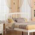 thumbnail image 2 of Leo & Lacey Hardwood White Headboard Rectangular Mission-Inspired 62.63" Unassembled, 2 of 2