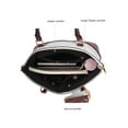 thumbnail image 6 of MKF Collection Saylor Women's Tote Handbag & Wristlet Wallet 2 piece Set by Mia K - Burgundy, 6 of 7