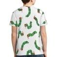 thumbnail image 2 of Kids 3D Graphic Hungry Caterpilla T-Shirts, Novelty Shirts Crewneck Short Sleeve Tees for Youth Boys Girls, 2 of 8