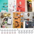 thumbnail image 6 of BN-LINK Pegboard Hooks, 114PCS Pegboard Accessories Organizer Kit, Pegboard Organizer Kit with Bins, Cups, Durable Metal Hooks for Tool Organization, Garage, Workshop, and Craft Storage, 6 of 6