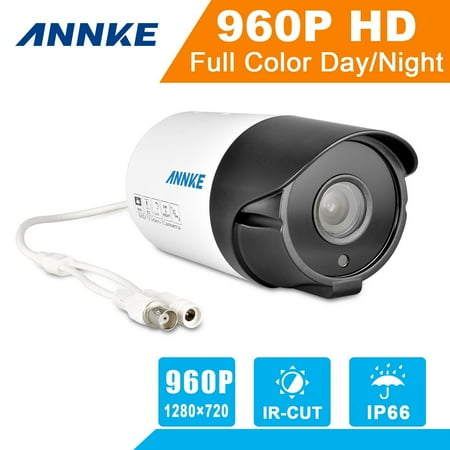 UPC: 0615116506218 | Annke 960P AHD Color Night Vision Starlight Security Camera  1.3Mega-Pixels (1280*960) CCTV Bullet Camera  In/Outdoor Fixed IP66 Weatherproof Metal Housing