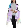thumbnail image 3 of Saiise Sanrio Bj Fall Winter Scarfs for Women,Fashion Women Scarf,Warm Soft Shawls and Wraps,Long Blanket Scarf, 3 of 7