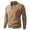 Khaki, variant on Mens Zip up Cardigan Sweater Casual Long Sleeve Stand Collar Base Knit Ribbed Slim Fit Sweaters Coat Fall Winter Top (XL, Red)