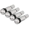 thumbnail image 4 of TOMALL Bolt-in Tire Valve Stem Caps Explosion Proof Inner Tubeless TPMS Valve Stem Silver Aluminum, 4 of 5