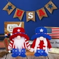 thumbnail image 2 of JoyMoreHome 4th of July Patriotic Gnome Decorations,Home Venue Decorations,Independence Day Rudolph Faceless Old Man Ornament,Red White and Blue Home Indoor Table Decorations, 2 of 6