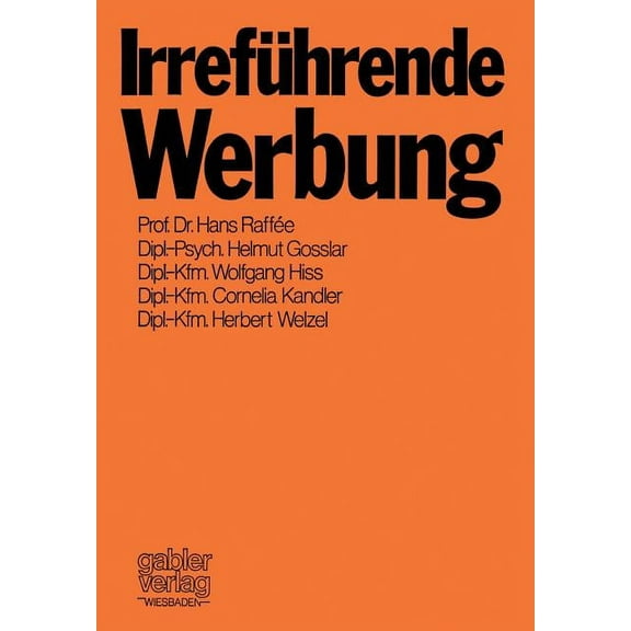 Irreführende Werbung, (Paperback)