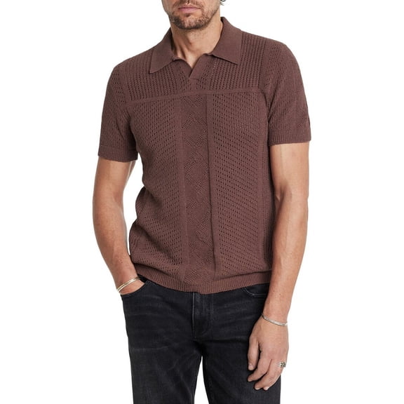 John Varvatos mens Theo Pointelle Sweater, s