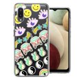 thumbnail image 1 of MUNDAZE For Samsung Galaxy A02 70's Yin Yang Hippie Happy Peace Stars Design Double Layer Phone Case Cover, 1 of 3