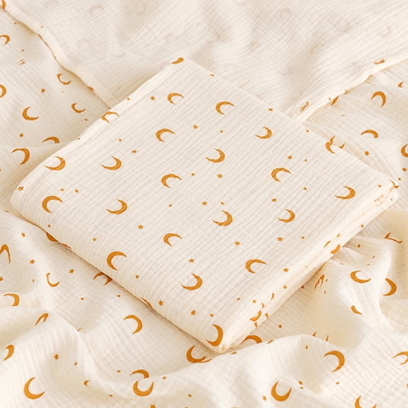 Aodebiao Baby Bath Towels, Muslin Cotton Baby Towels for Newborn, Infant and Toddler, Soft and Absorbent Unisex Bath Essentials with Large In Summer Thin Bath Towel