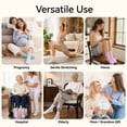 thumbnail image 7 of Grip Socks for Women, PUTUO Non Slip Pilates Yoga Socks with Cute Polka Dot Ruffle Cuff, Crew Length for Barre Dance and Studio Workout, 3 Pairs, 7 of 7