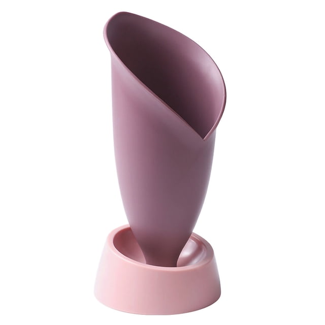 Injueey Soporte para palillos en forma de V, organizador de cuchara de drenaje de apertura, palillos de cocina desmontables de plástico, tenedor, Cocina y Comedor Rosado Injueey HA003843-02
