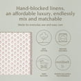 thumbnail image 2 of over&back Set of 4 Hand-Blocked Placemats - Colorful Dining Table Mat - Each Placemat is Unique - 100% Cotton - Machine Washable - Kitchen and Home Decor - Pink Blossom, 2 of 12