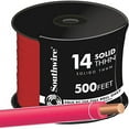 thumbnail image 2 of Southwire THHN Electrical Wire - 14 AWG Solid Copper, Red - 500 Ft, 2 of 3