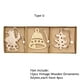 thumbnail image 1 of Adornos colgantes de madera para Navidad, decoraciones de fiesta de Navidad, adornos de árbol de navidad, regalos colgantes, 12 unids/lote por caja, 1 of 4