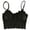 Black, variant on Womens Sexy Deep V Backless Lace Bralette Crochet Tank Top Camisole Padded Bra Crop Lingerie Bra Size M-L "Black"